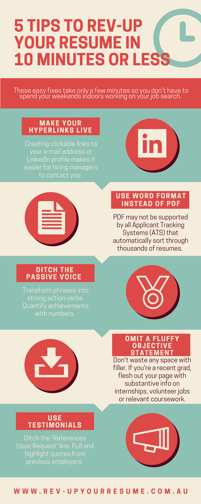 5 Quick Tips to Rev-Up Your Resume